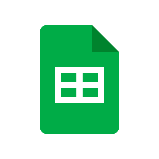Google E-Tablolar icon