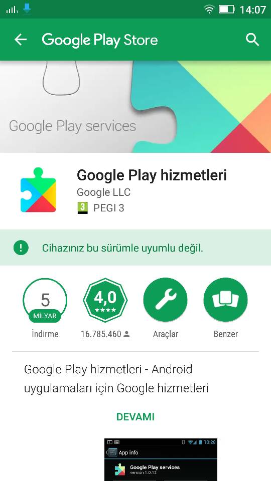 Google Play Hizmetleri indir