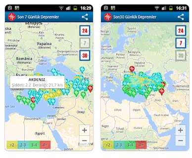 Trkiye'deki Depremler indir