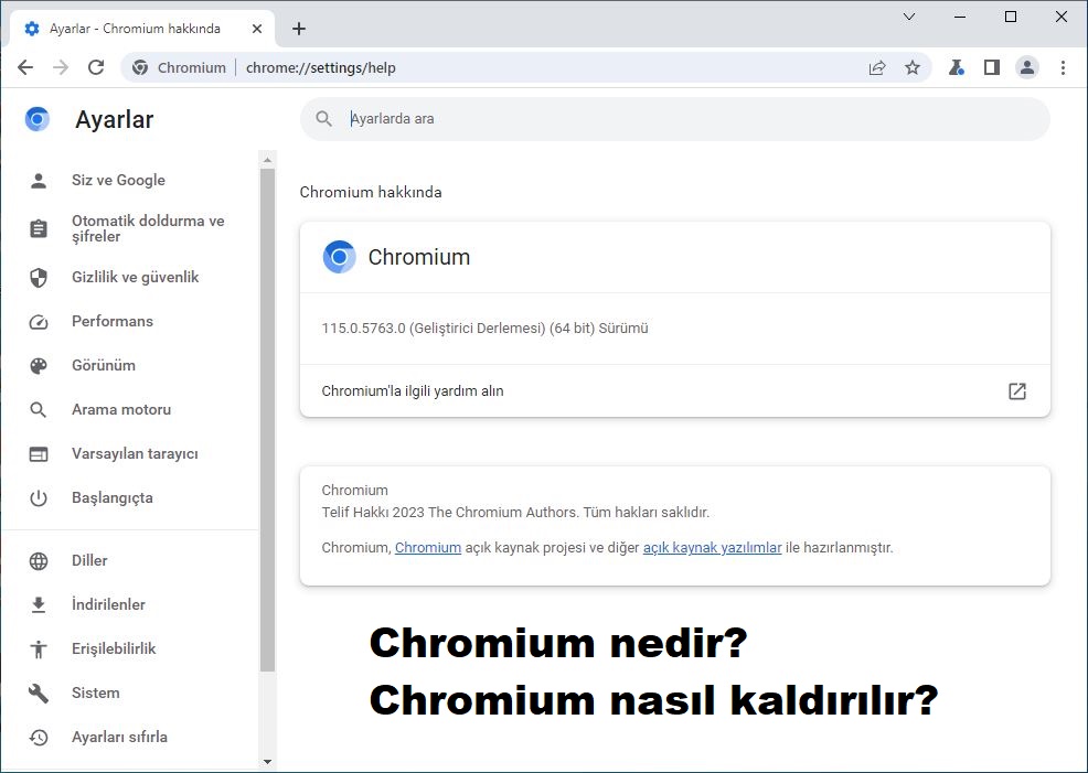 Chromium nedir? Chromium nasl kaldrlr?