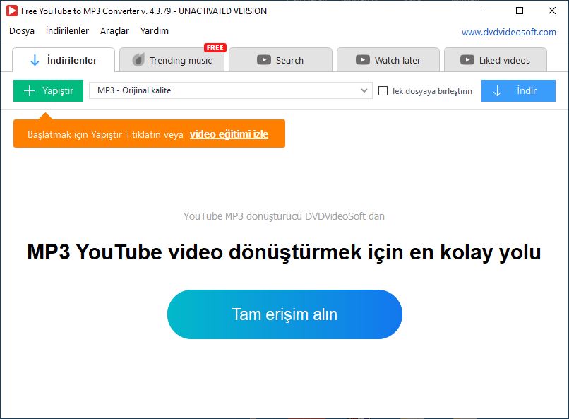 Free YouTube to MP3 Converter indir