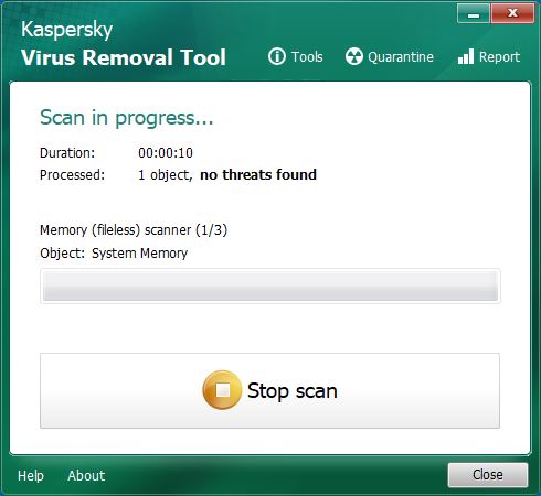 Kaspersky Virus Removal Tool indir