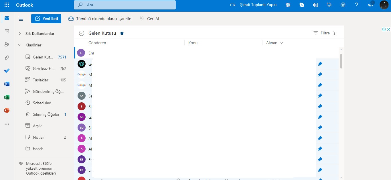 Microsoft Outlook 2016 Preview indir