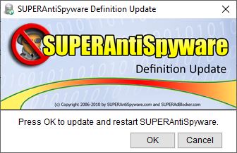 SUPERAntiSpyware  Database  Definitions  Update